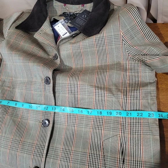 J Crew Barn Jacket™ in plaid double-faced cotton CM955 Size L NWT - Picture 9 of 9
